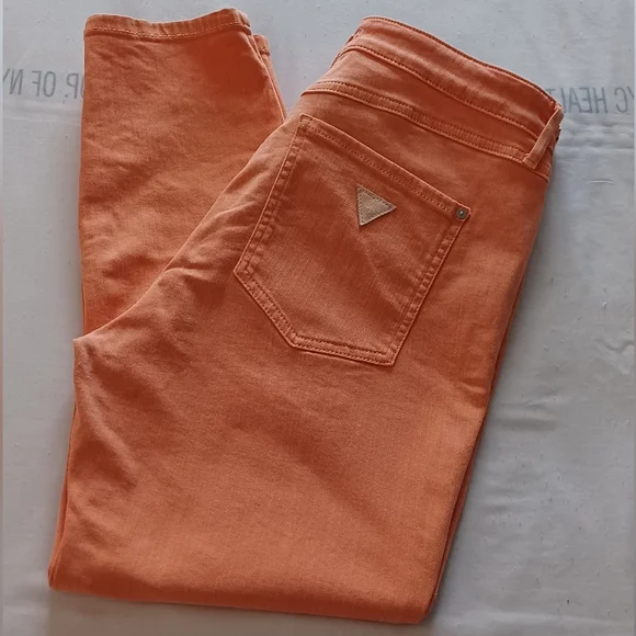 Guess Orange Jeans/ Capri Size31 - Picture 3 of 5